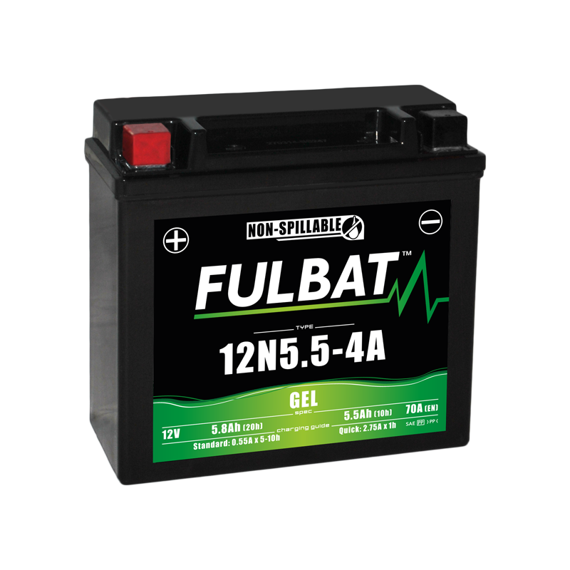 Batterie FULBAT 12N5.5-4A/4B GEL 5,8Ah 70A