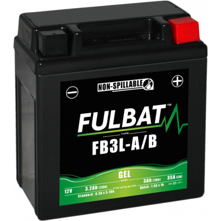 Batterie FULBAT FB3L-A/B GEL (YB3L)  3,2Ah 35A