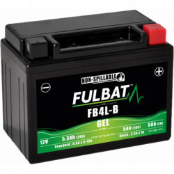Batterie FULBAT FB4L-B GEL (YB4L)  5,3Ah 60A