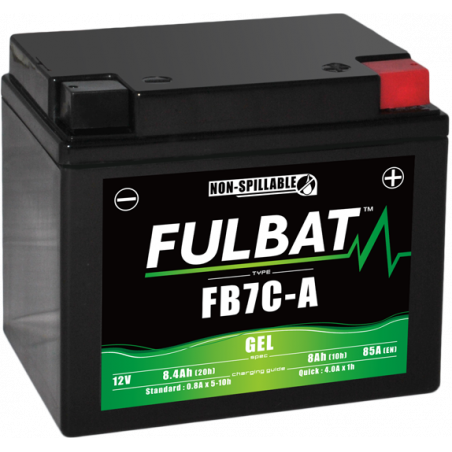 Batterie FULBAT FB7C-A GEL (YB7C)  8,4Ah 85A