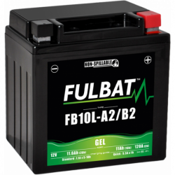 Batterie FULBAT FB10L-A2/B2 GEL  (YB10L)  11,6Ah 120A