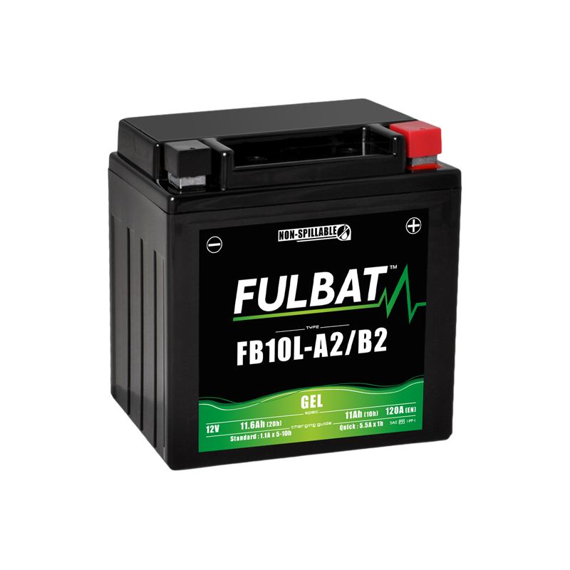 Batterie FULBAT FB10L-A2/B2 GEL  (YB10L)  11,6Ah 120A