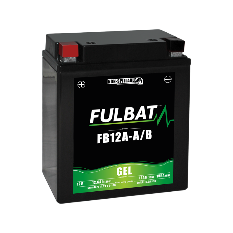 Batterie FULBAT FB12A-A/B GEL (YB12A)  12,6Ah 155A