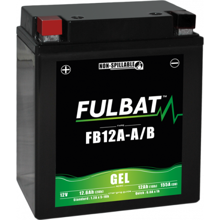 Batterie FULBAT FB12A-A/B GEL (YB12A)  12,6Ah 155A