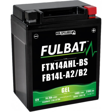 Batterie FULBAT FB14L-A2/B2 / FTX14AHL-BS GEL  14,7Ah 175A