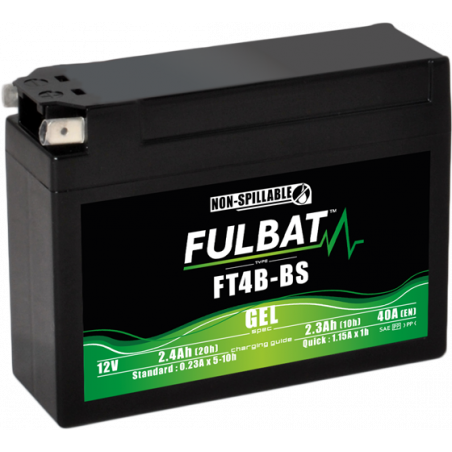 Batterie FULBAT FT4B-BS GEL (YT4B) 2,4Ah 40A