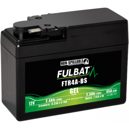 Batterie FULBAT FTR4A-BS GEL (YTR4A) 2,4Ah 45A