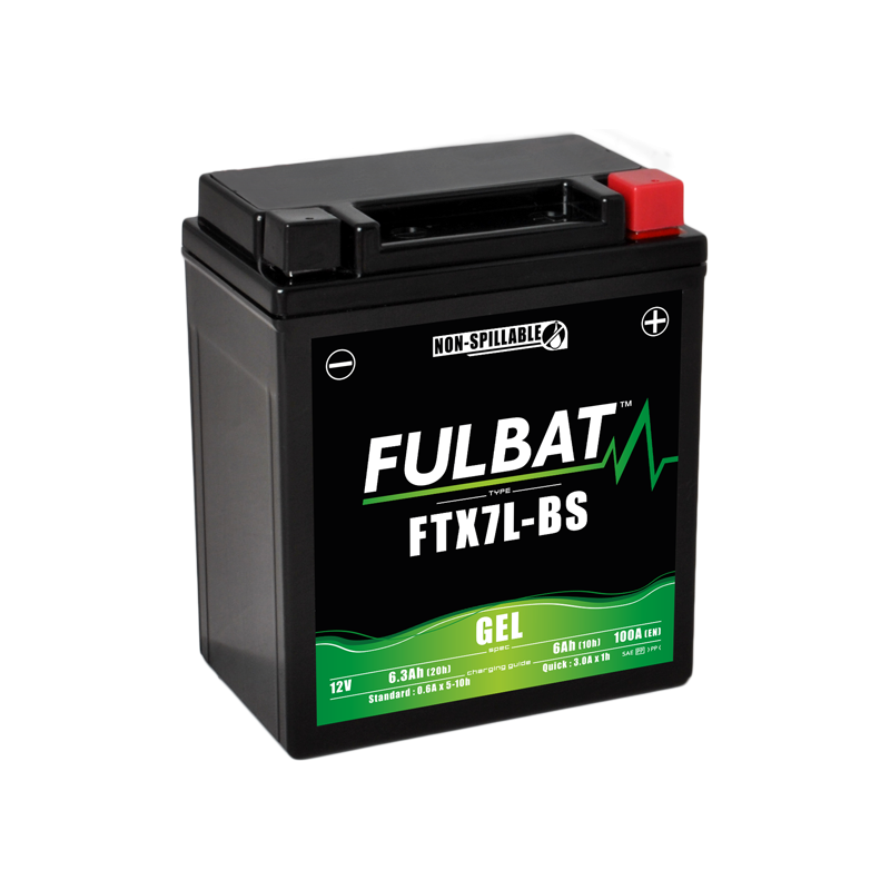 Batterie FULBAT FTX7L-BS GEL (YTX7L)  6,3Ah 100A