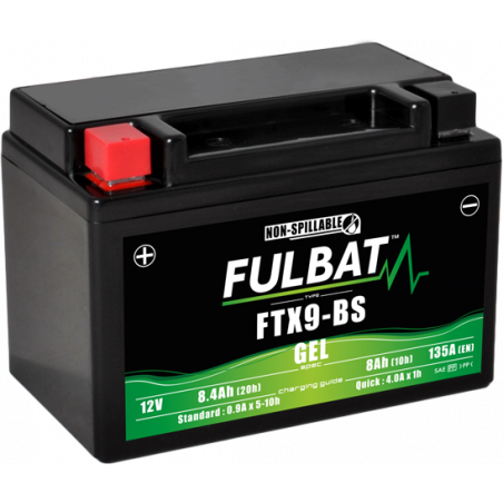 Batterie FULBAT FTX9-BS GEL (YTX9)  8,4Ah 135A