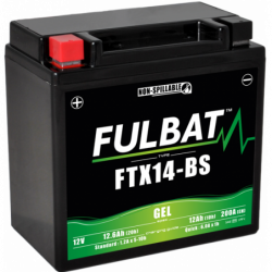 Batterie FULBAT FTX14-BS GEL (YTX14)  12,6Ah 200A