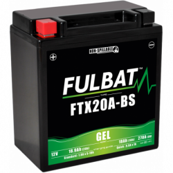 Batterie FULBAT FTX20A-BS GEL  (YTX20A)  18,9Ah 270A