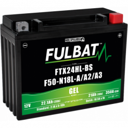 Batterie FULBAT FTX24HL-BS / F50-N18L-A/A2/A3 GEL  (YTX24HL)  22,1Ah 350A