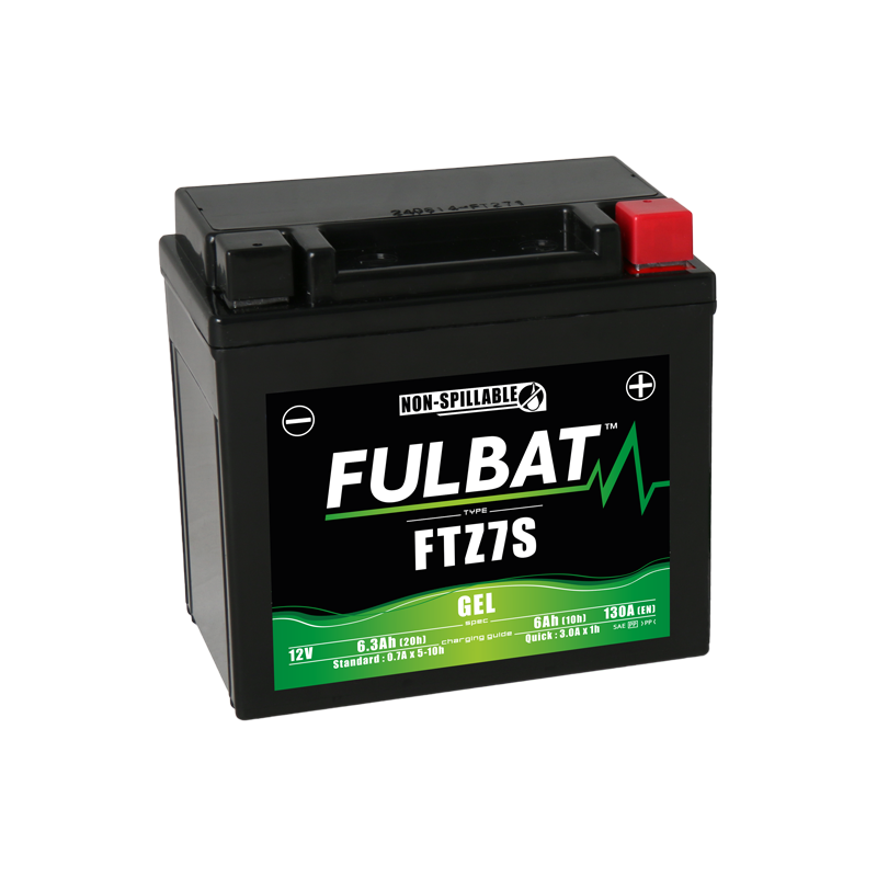 Batterie FULBAT FTZ7S GEL  (YTZ7S)  6,3Ah 130A