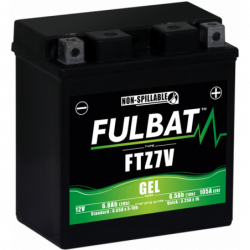 Batterie FULBAT FTZ7V GEL  (YTZ7V)  6,8Ah 105A