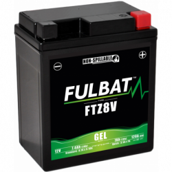 Batterie FULBAT FTZ8V GEL  (YTZ8V)  7,4Ah 120A