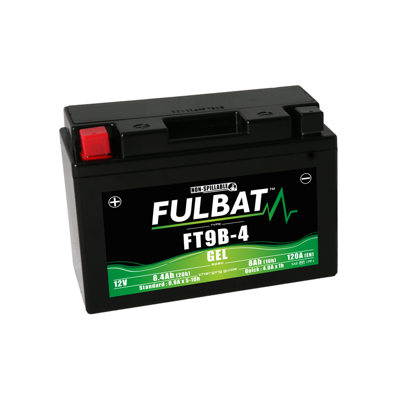 Batterie FULBAT FT9B-4 GEL  (YT9B)  8,4Ah 120A