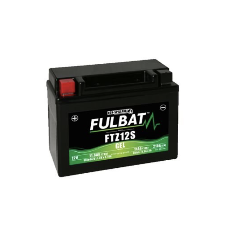 Batterie FULBAT FTZ12S GEL  (YTZ12S)  11,6Ah 210A