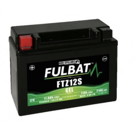 Batterie FULBAT FTZ12S GEL  (YTZ12S)  11,6Ah 210A