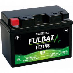 Batterie FULBAT FTZ14S GEL  (YTZ14S)  11,8Ah 230A