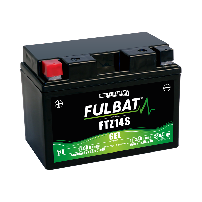 Batterie FULBAT FTZ14S GEL  (YTZ14S)  11,8Ah 230A