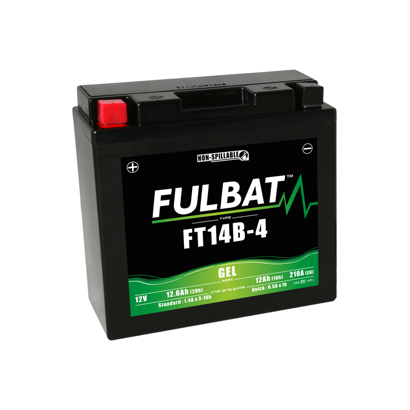 Batterie FULBAT FT14B-4 GEL  (YT14B)  12,6Ah 210A