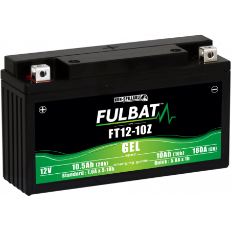 Batterie FULBAT FT12-10Z GEL  (YT12B)  10,5Ah 180A