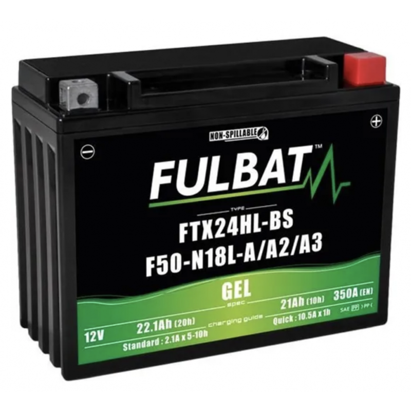 Batterie FULBAT F50-N18L-A/A2/A3 / FTX24HL-BS GEL 22,1Ah 350A