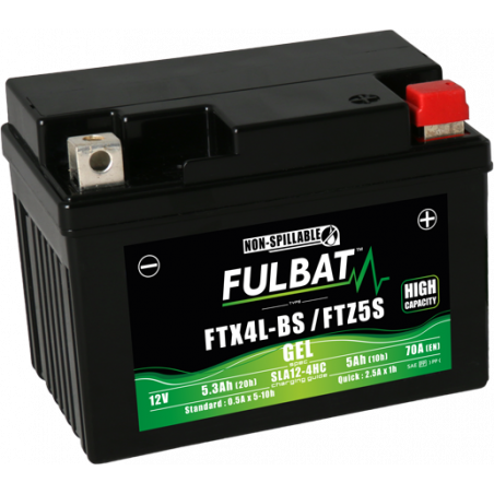 Batterie FULBAT FTX4L-BS / FTZ5S-BS (YTR4A)  3,2Ah 50A