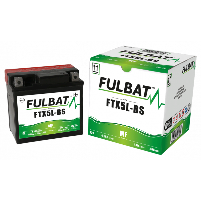 Batterie FULBAT FTX5L-BS (YTX5L)  4,2Ah 80A