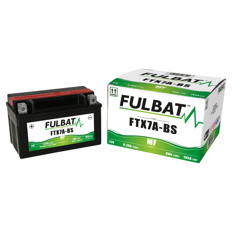 Batterie FULBAT FTX7A-BS (YTX7A)  6,3Ah 105A