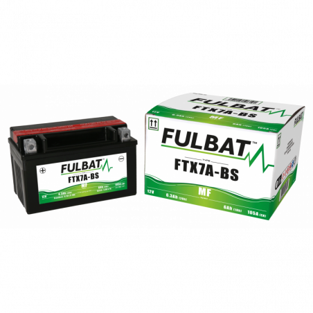 Batterie FULBAT FTX7A-BS (YTX7A)  6,3Ah 105A