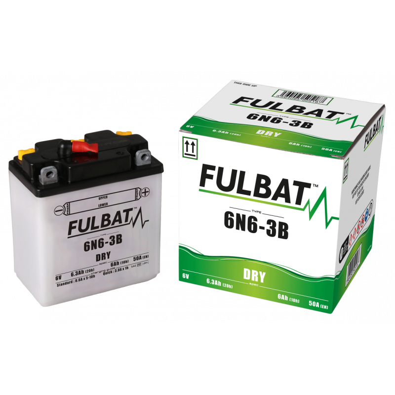 Batterie FULBAT 6N6-3B   6,3Ah 50A