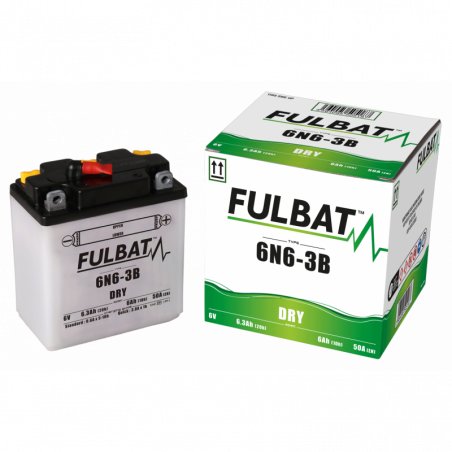 Batterie FULBAT 6N6-3B   6,3Ah 50A