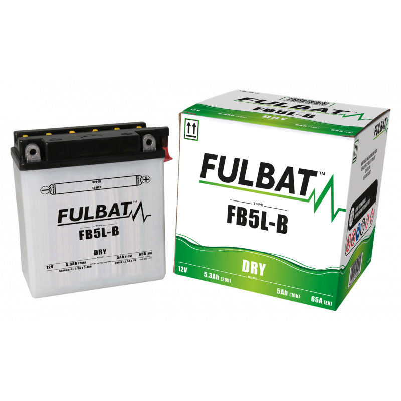 Batterie FULBAT FB5L-B (12N5-3B) 5,3Ah 65A