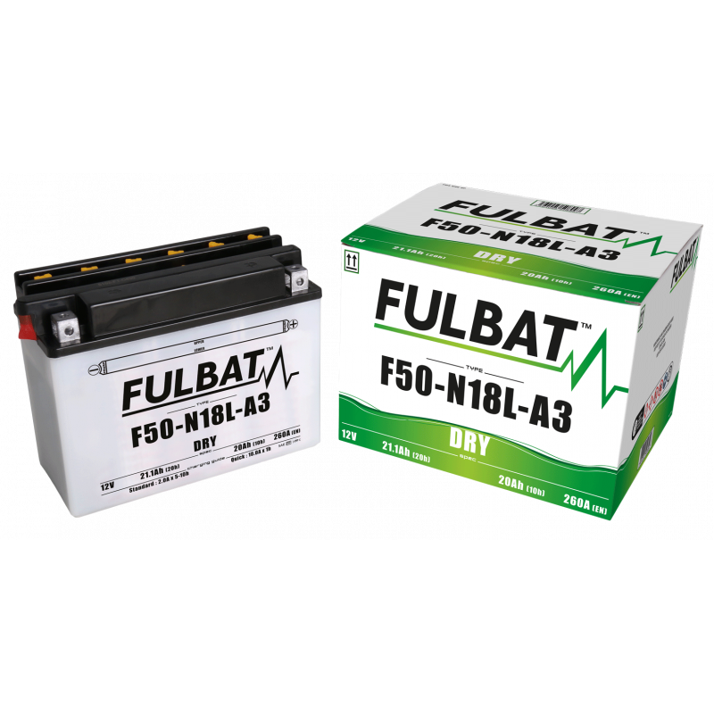 Batterie FULBAT F50-N18L-A3  21,1Ah 260A