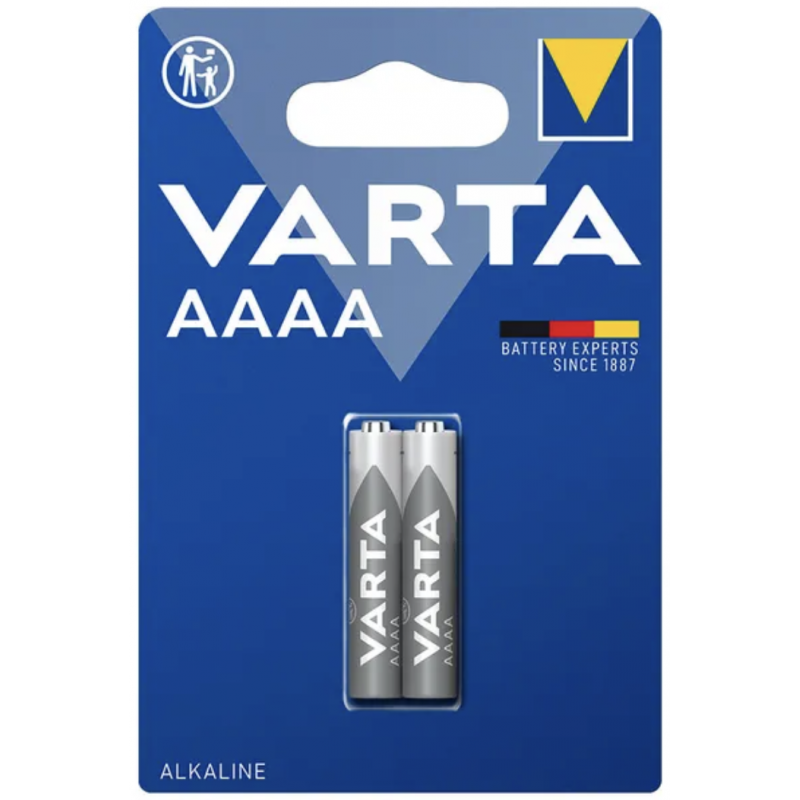 Pack de 2 piles varta AAAA 1,5V Alcaline