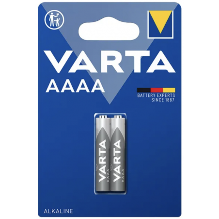 Pack de 2 piles varta AAAA 1,5V Alcaline