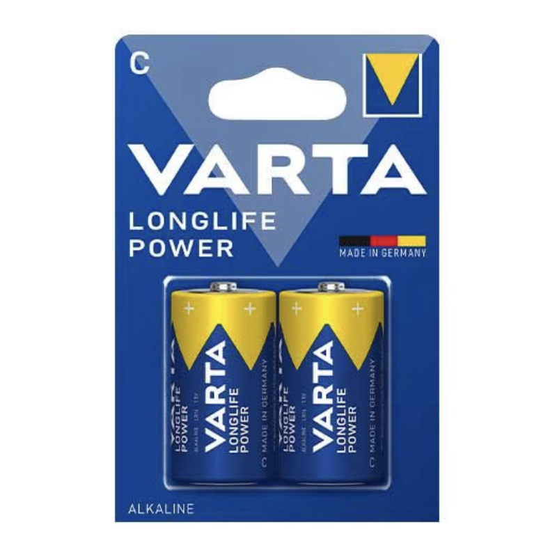 Pack de 2 piles varta C 1,5V Alcaline