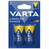 Pack de 2 piles varta C 1,5V Alcaline