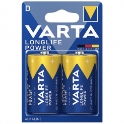 Pack de 2 piles varta D 1,5V Alcaline