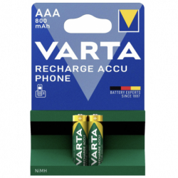 Pack de 2 piles varta AAA 1,2V NiMH