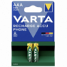 Pack de 2 piles varta AAA 1,2V NiMH