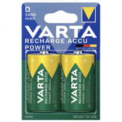 Pack de 2 piles varta D NiMH