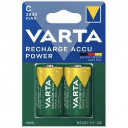 Pack de 2 piles varta C NiMH