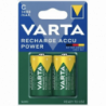 Pack de 2 piles varta C NiMH