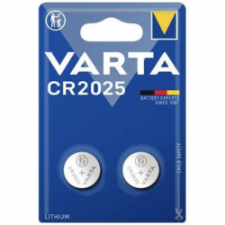 Pack de 2 piles varta CR2025 lithium
