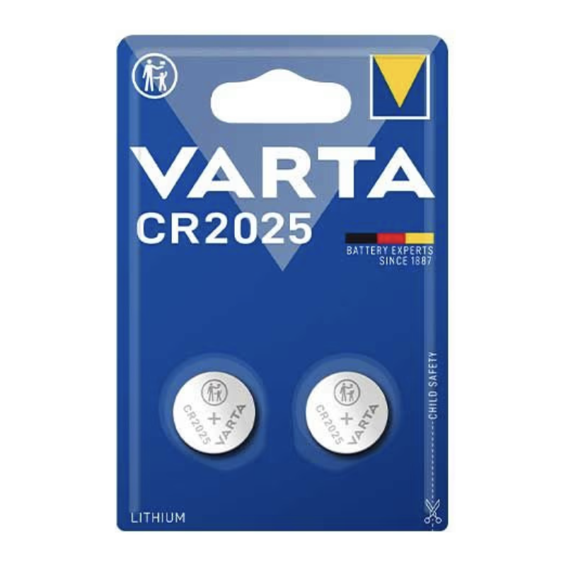 Pack de 2 piles varta CR2025 lithium