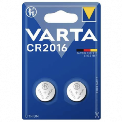 Pack de 2 piles varta CR2016 lithium