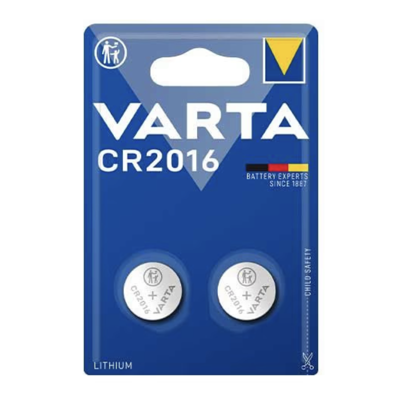 Pack de 2 piles varta CR2016 lithium