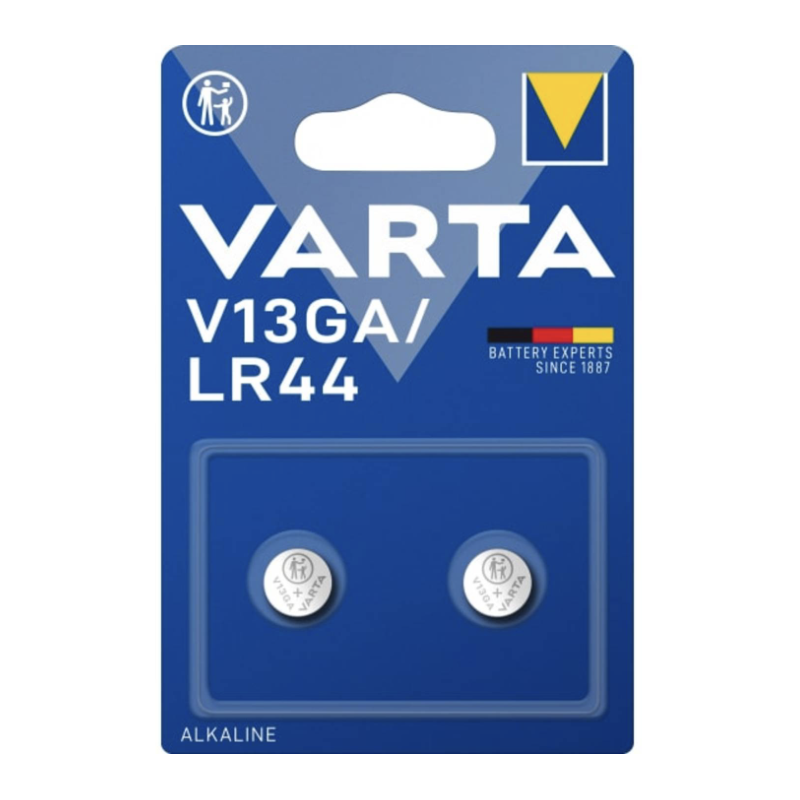 Pack de 2 piles varta V13GA alcaline